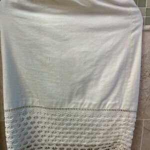 Ann Taylor skirt NWT white skirt.